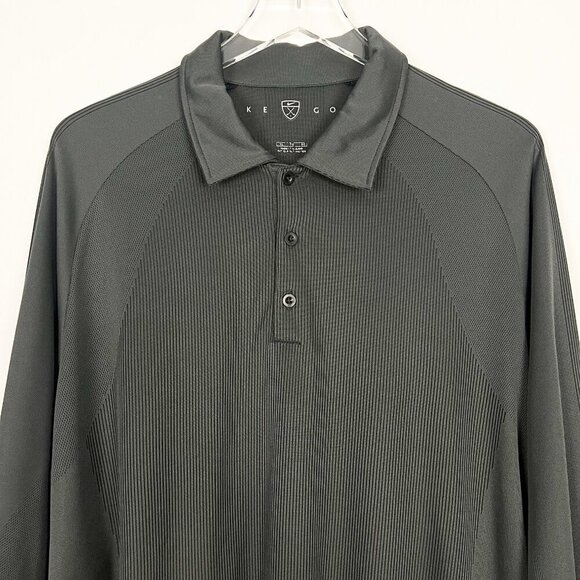 Nike Other - Nike Golf Performance Polo Long Sleeve Moisture-Wicking Charcoal Men's Size XL